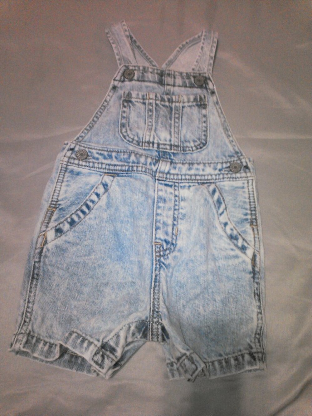 Baby Gap 12-18 month Light blue 100% Cotton overalls.